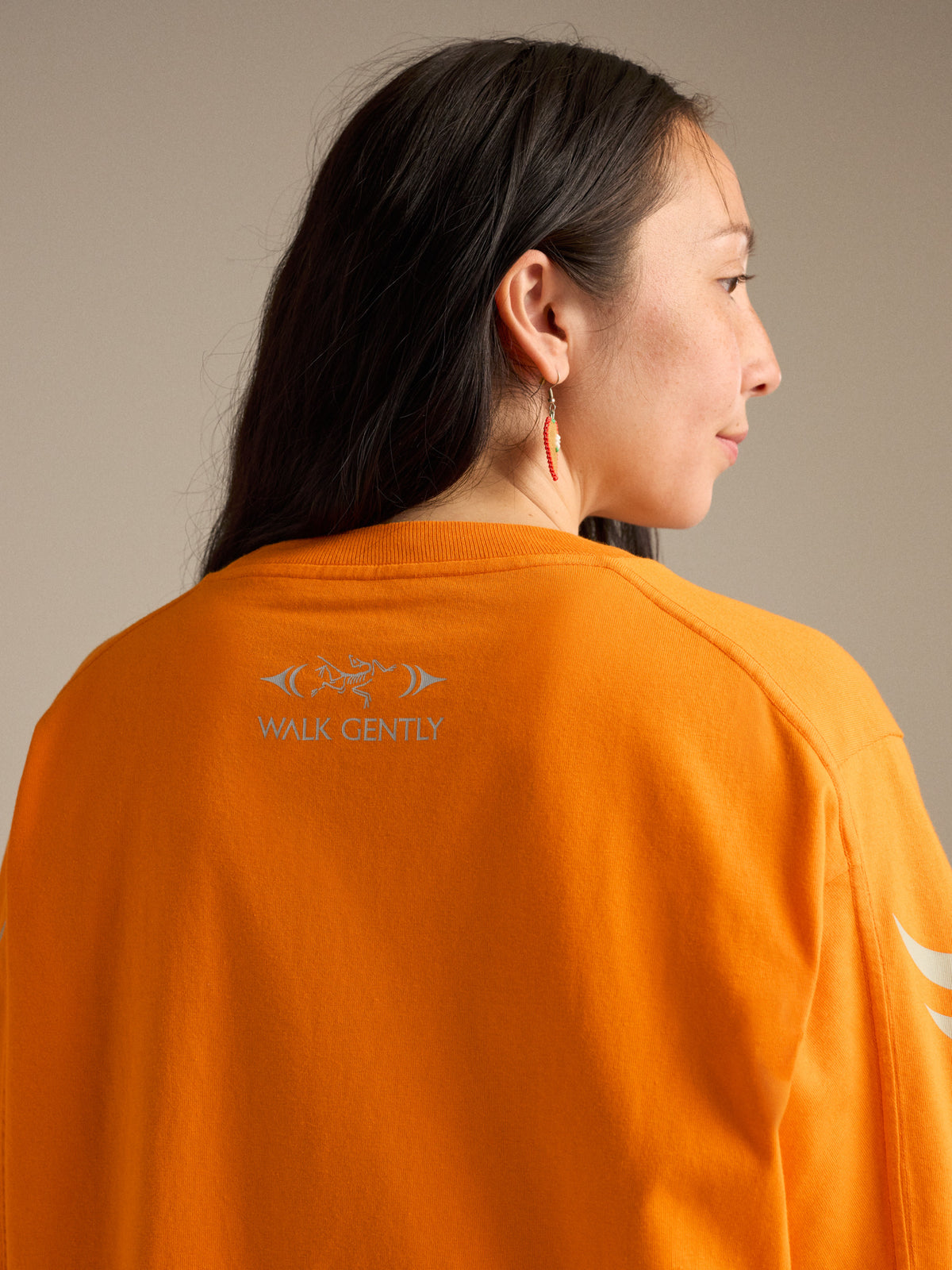 ECM Kragg T-Shirt Walk Gently Blaze Detail 3