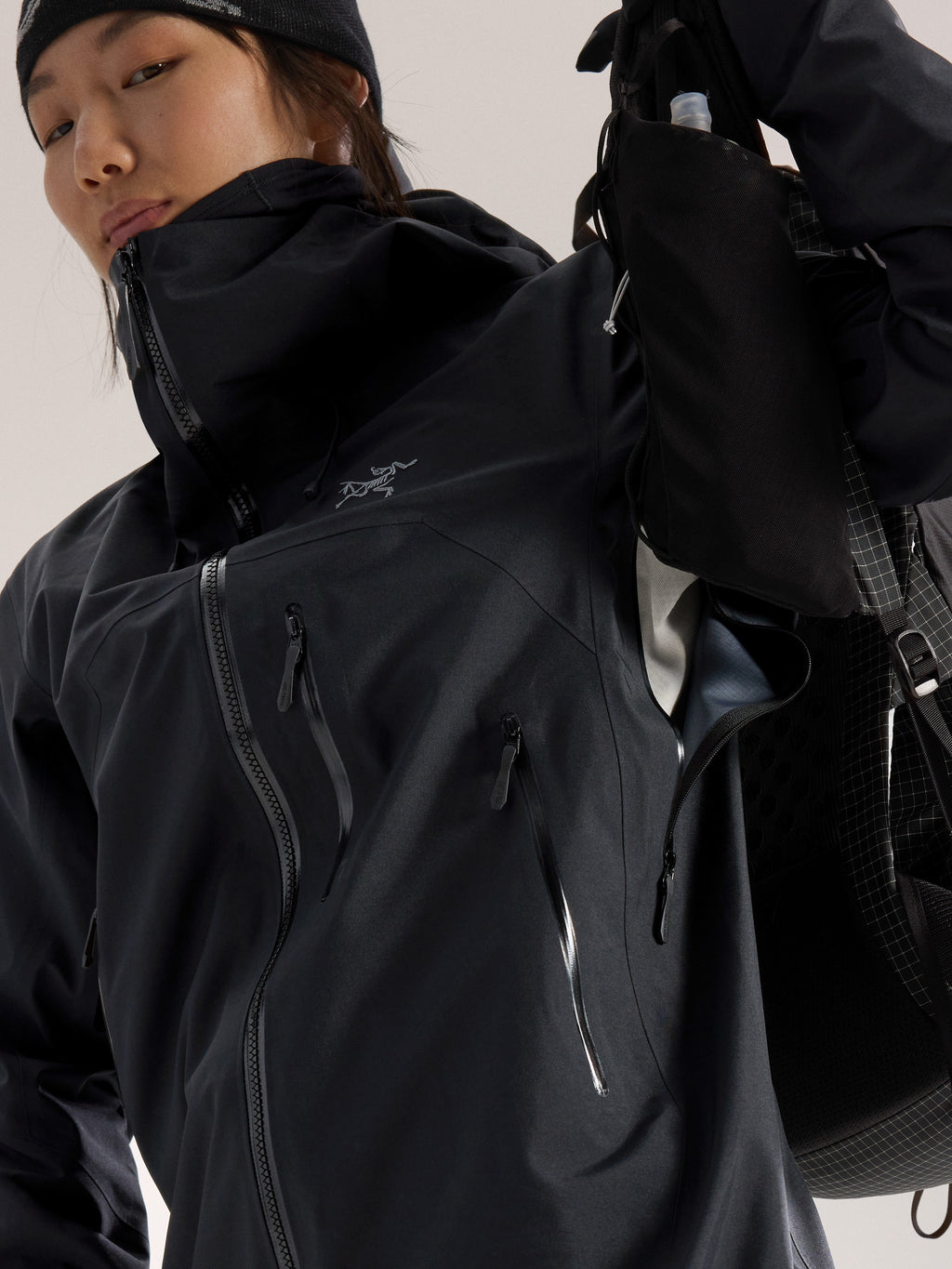Beta SV Jacket Women's Black Pit Zip
