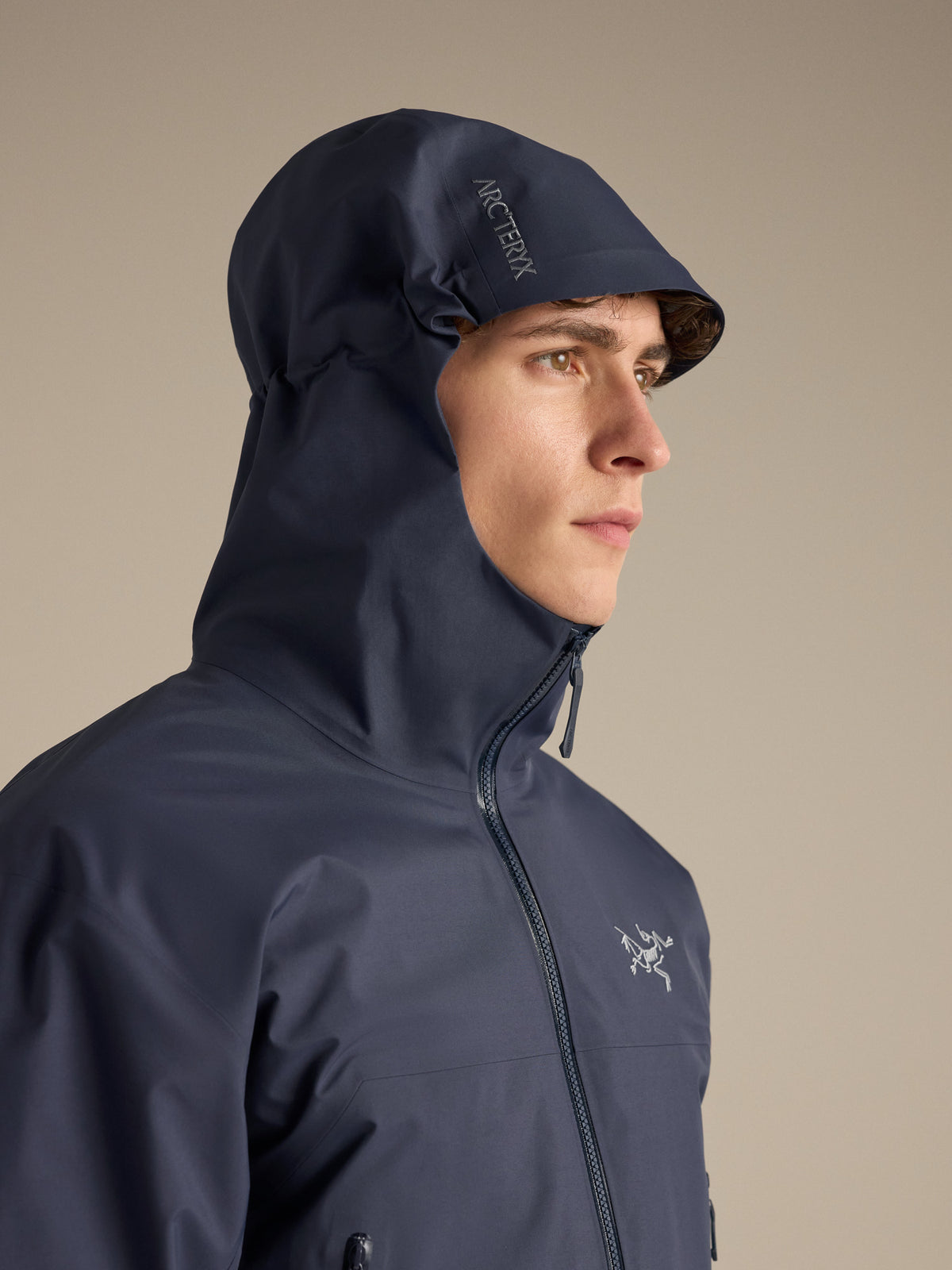 Beta Jacket Black Sapphire Hood
