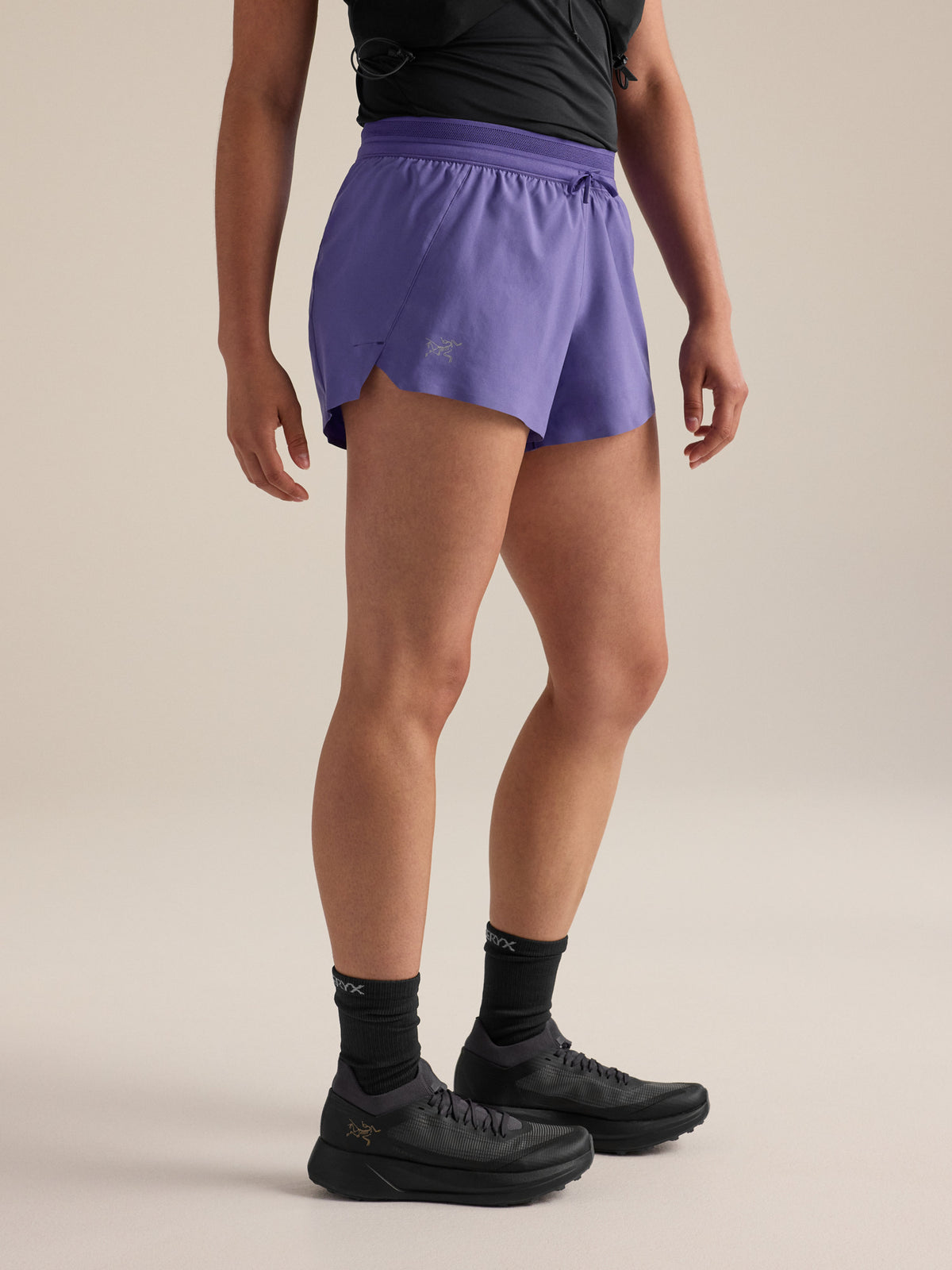 Norvan Short 3" Women's Blurple Side View