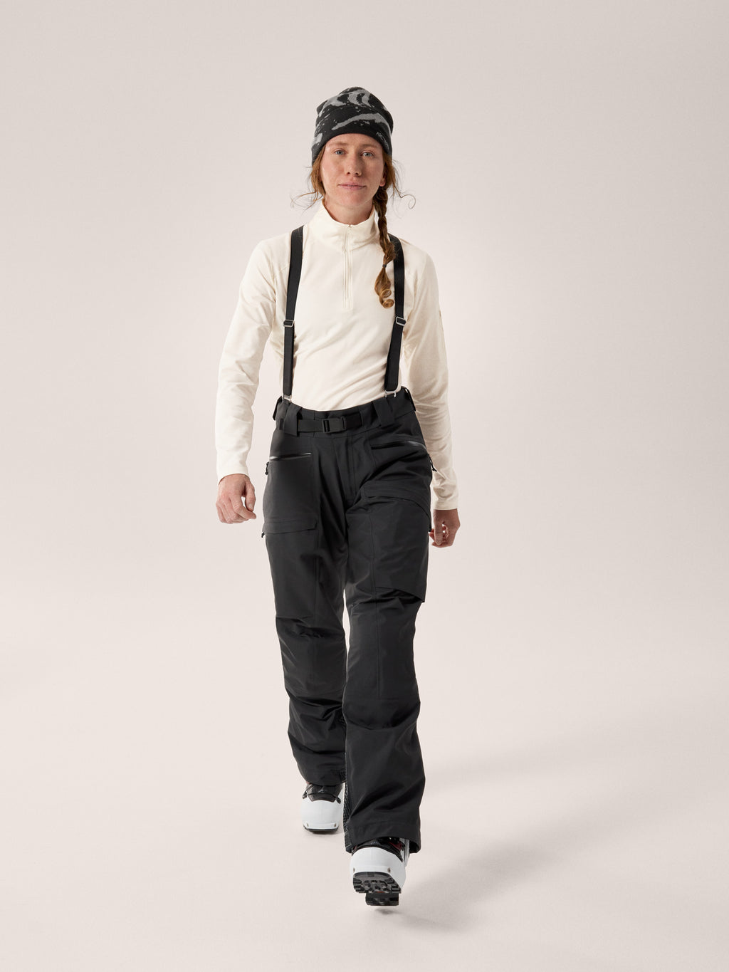 Ski Guide Pant W Women's Black Front View