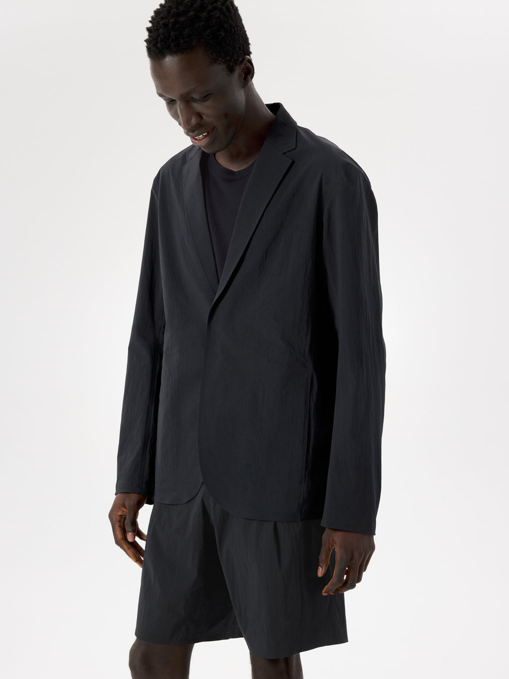 Indisce Blazer Black Front View