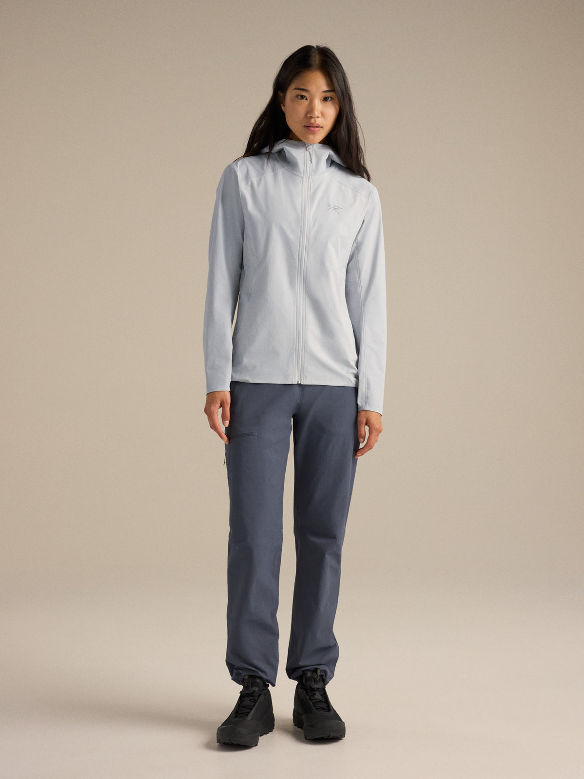 Gamma Lightweight Hoody Women's Atmos/Solitude Full Body