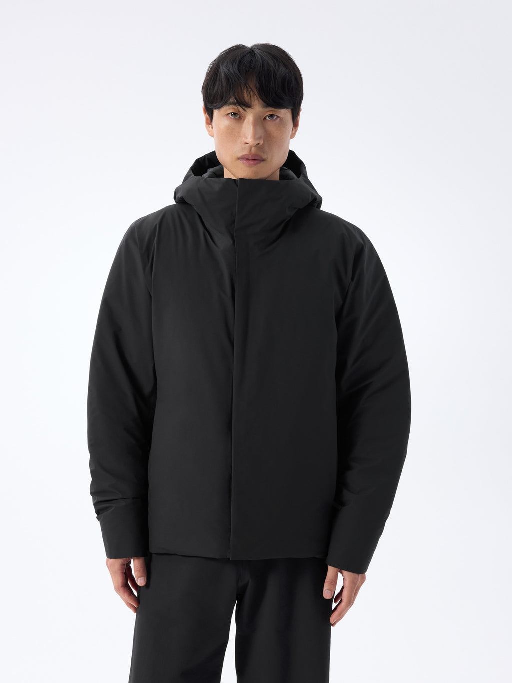 Altus Down Jacket Black Front View