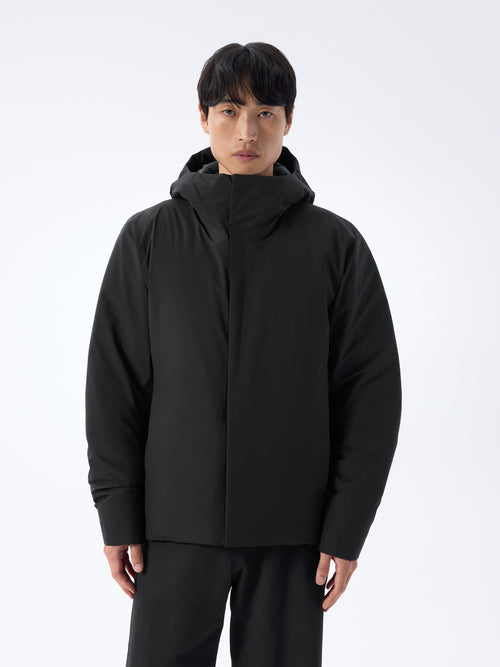 Altus Down Jacket Black Front View