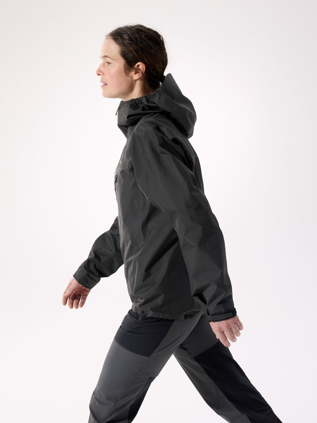 Alpha SL Anorak Women's Black Side View