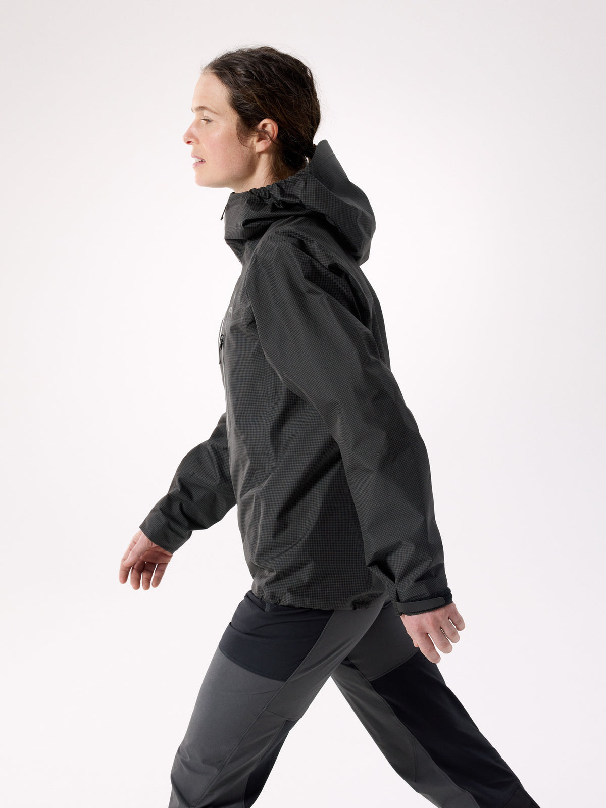 Alpha SL Anorak Women's Black Side View