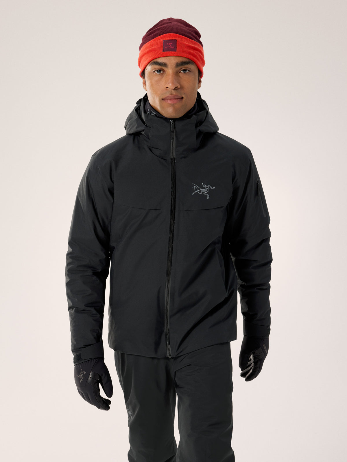 Macai Jacket Black Front View