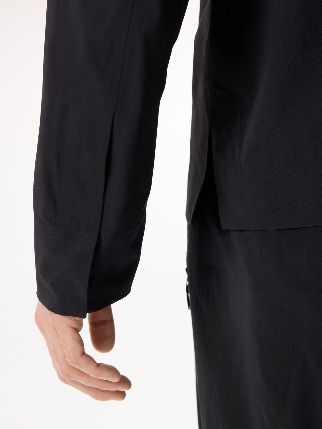 Cusec Shirt LS Black Detail 2