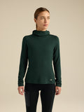 Satoro Merino Wool Hoody Women's Dark Jade Front View