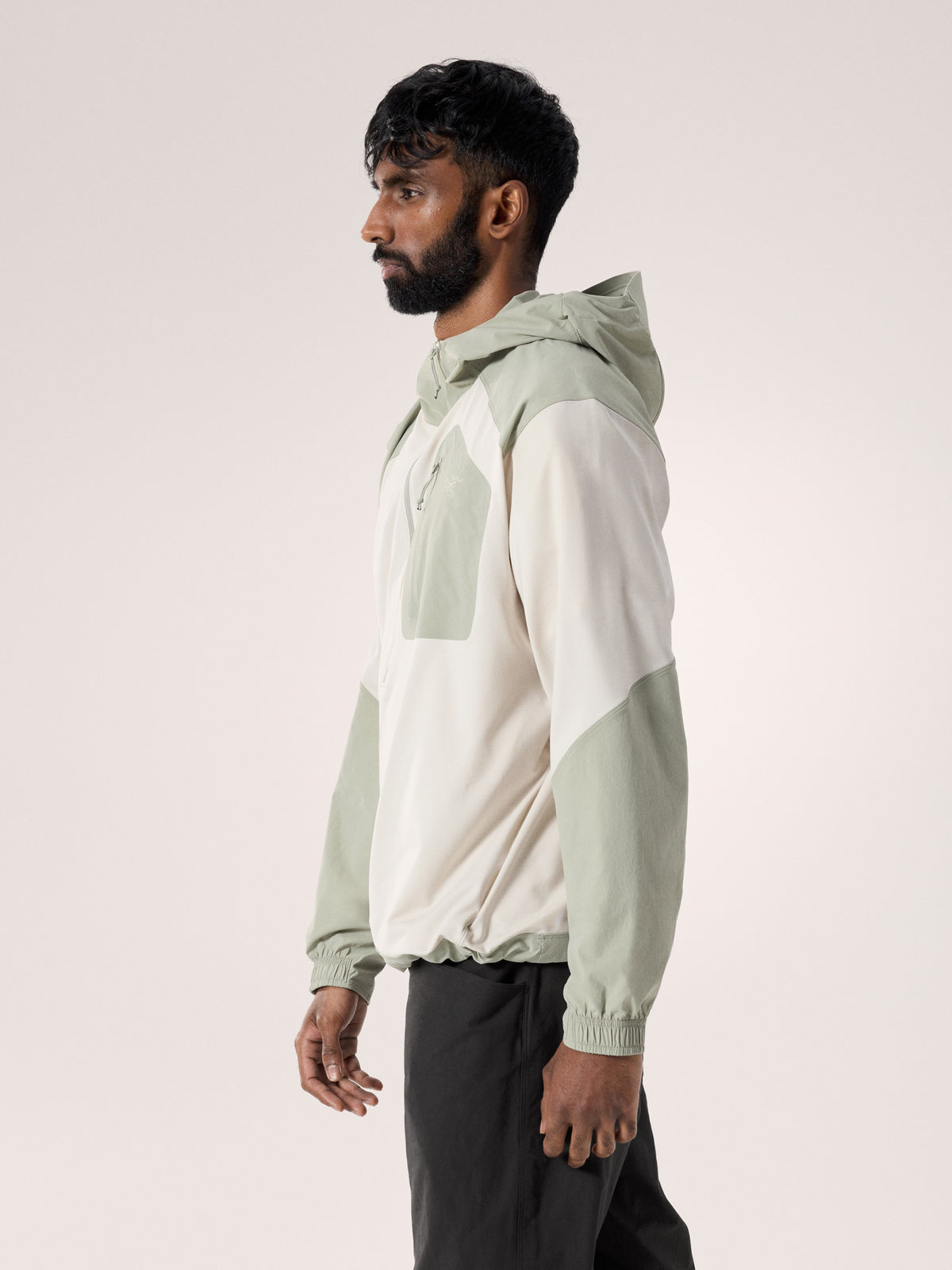 Konseal SL Pullover Hoody Sea Salt / Habitat Side View