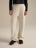 Emblem Fleece Jogger Women's Sea Salt Front View