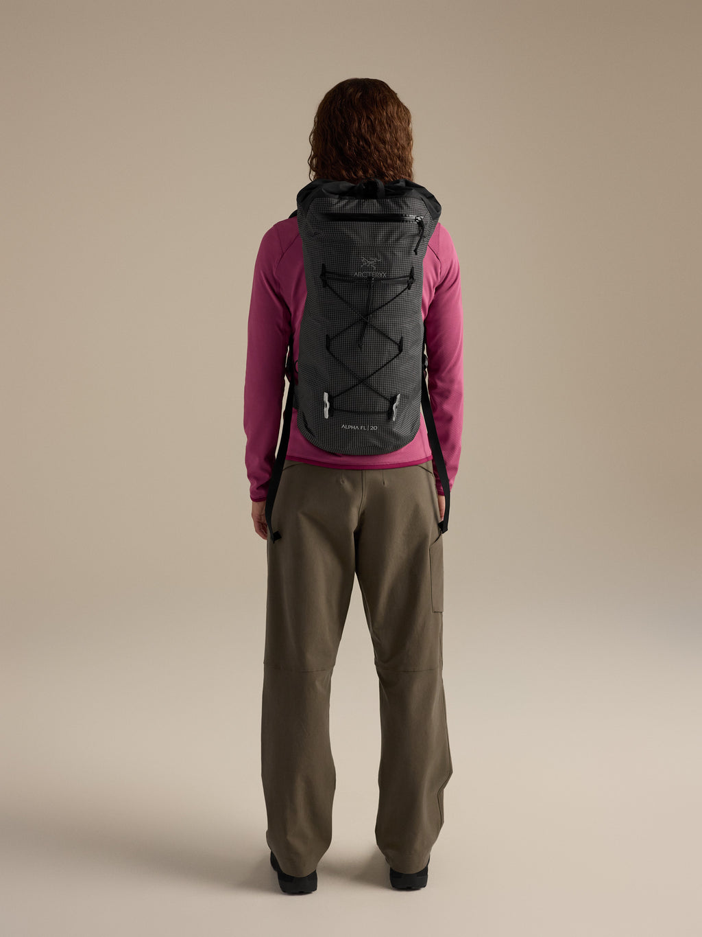 Alpha FL 20 Backpack Black Full Body