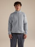 Covert Cardigan Solitude Heather Front View