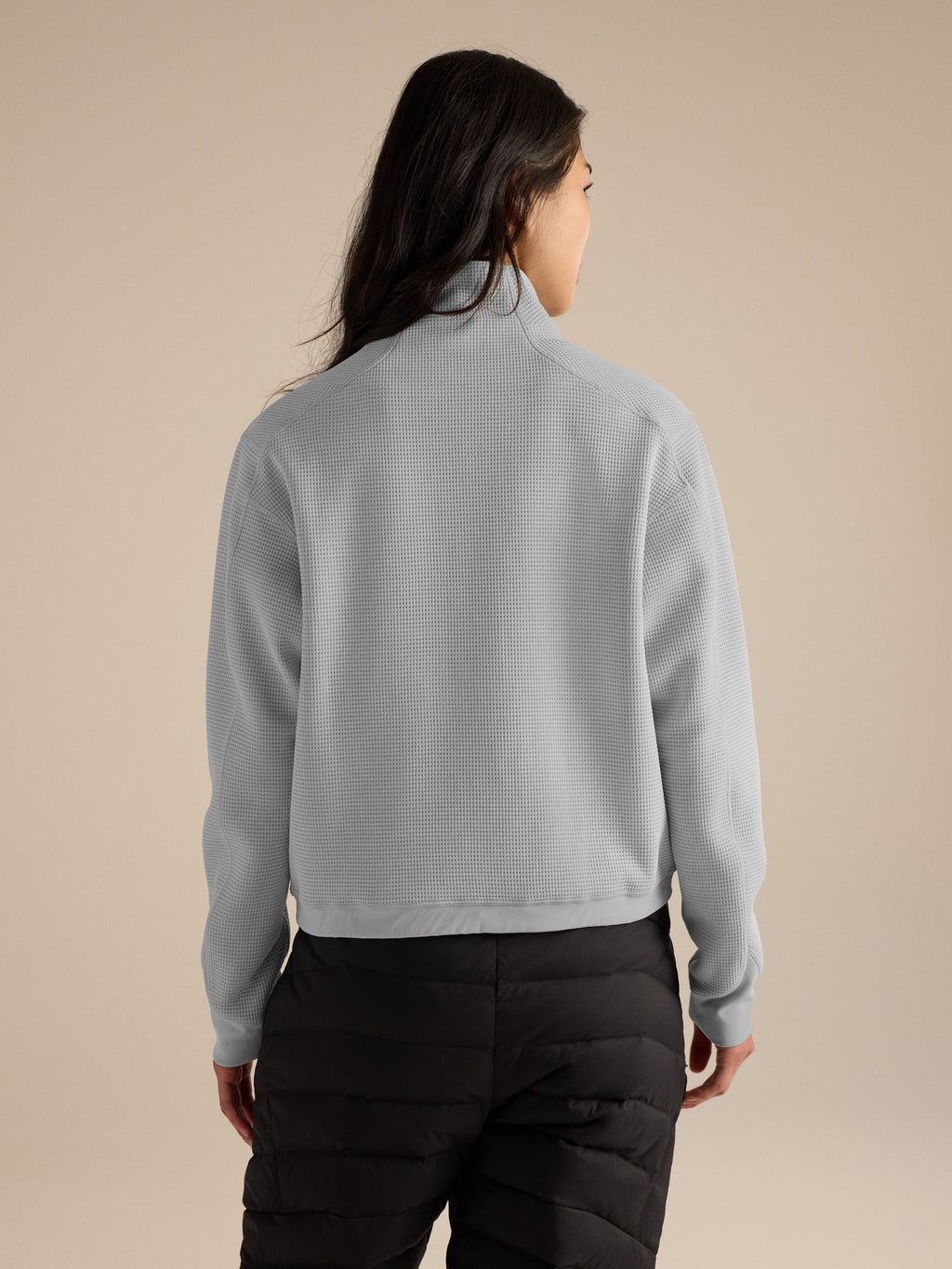 Olera Zip Neck Women's Solitude Back View