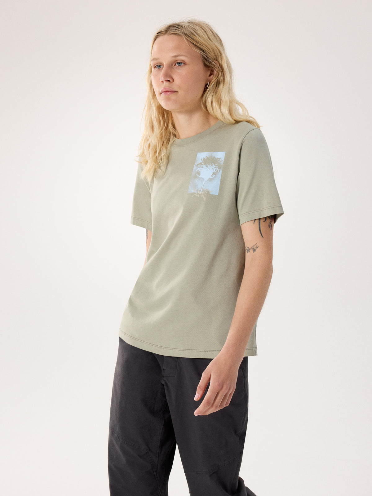 Kragg SL Cotton Superbloom Crew Shirt SS Women's Habitat Hover