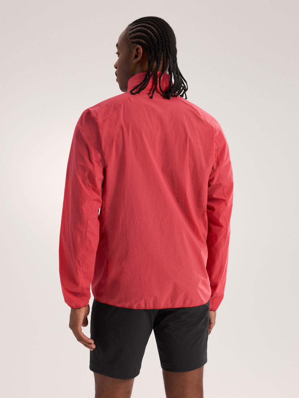 Ossa Stowhood Jacket Stone Red Back View