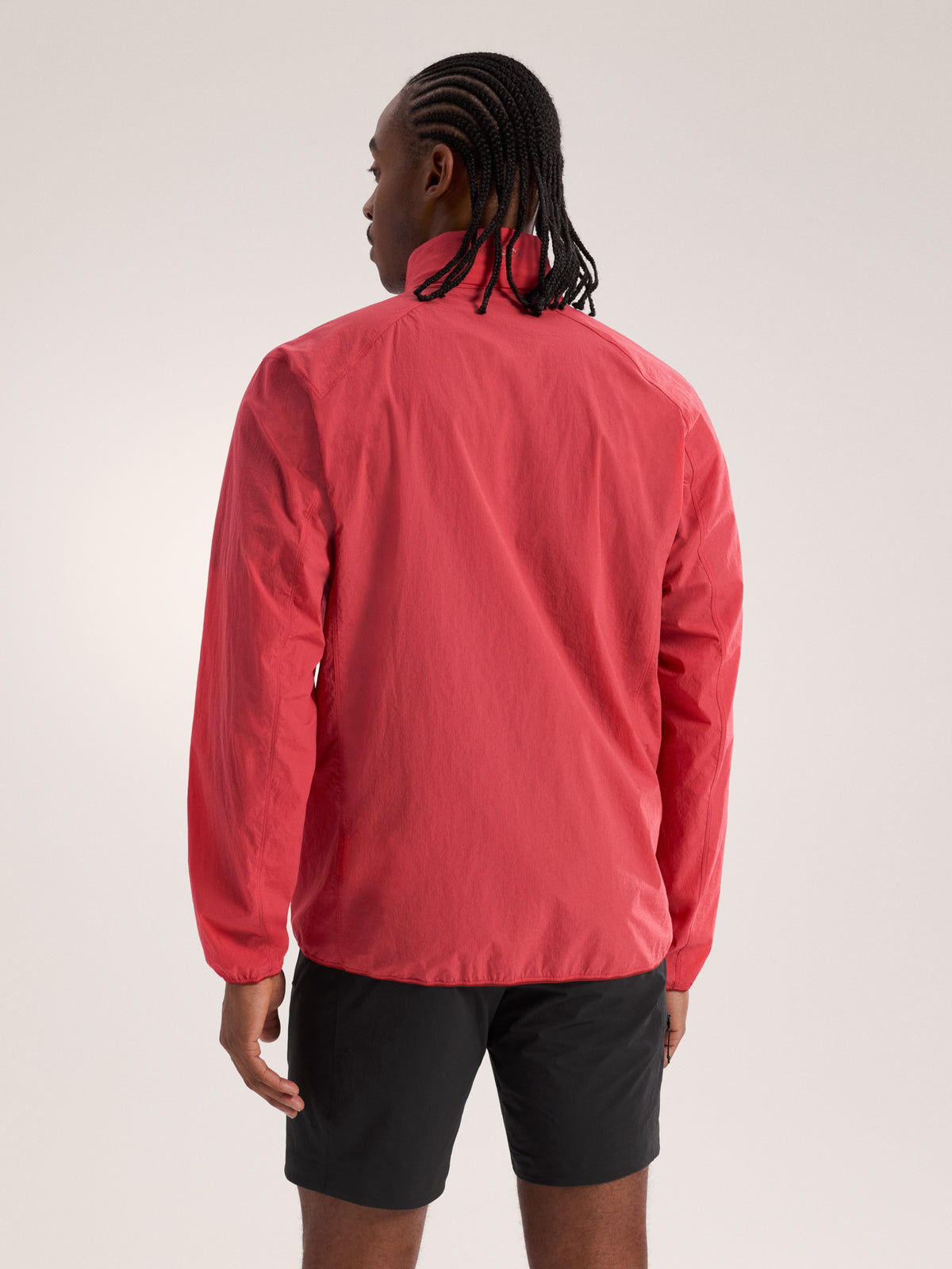 Ossa Stowhood Jacket Stone Red Back View
