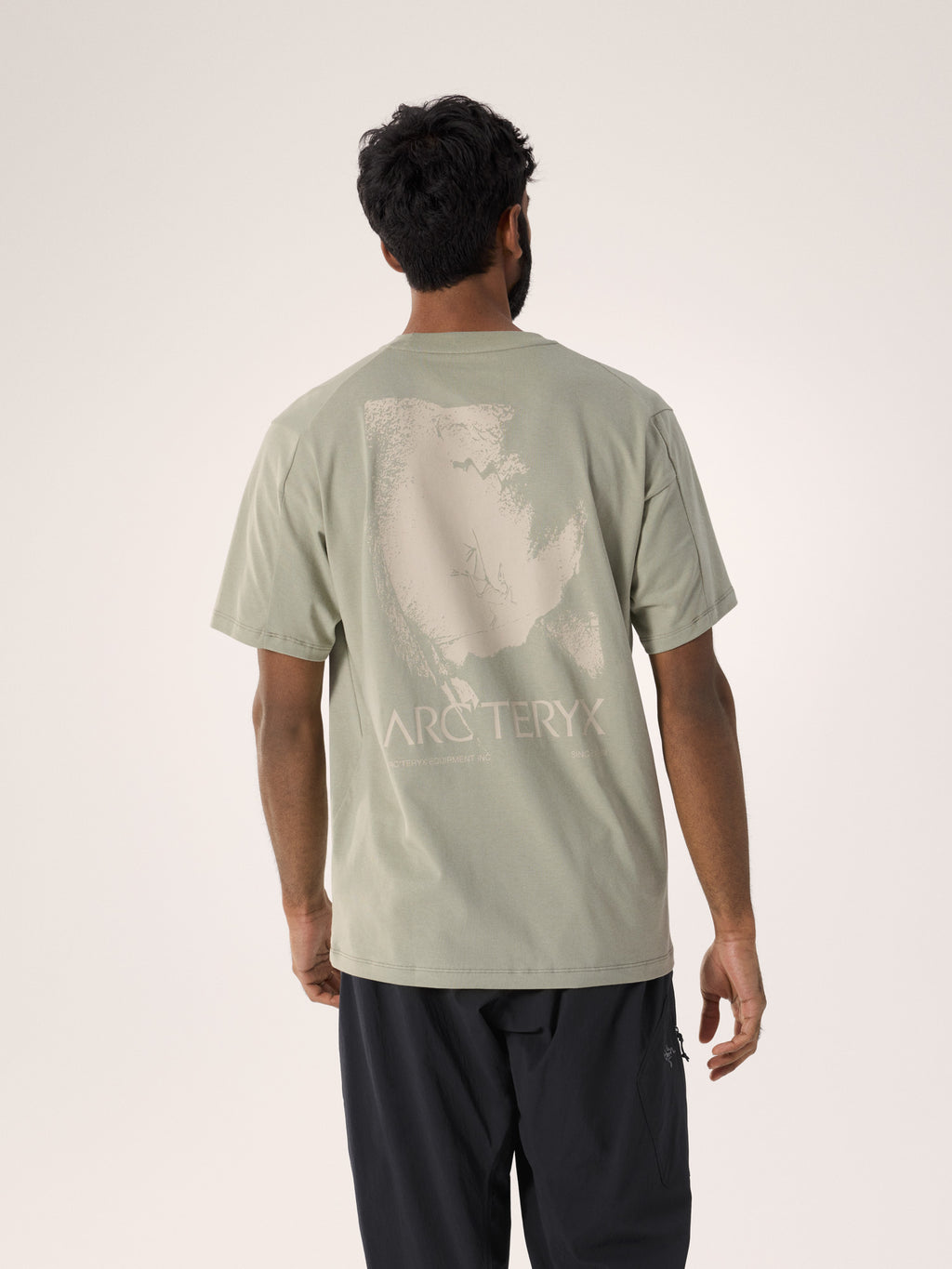 Kragg SL Cotton Cacodaemon Shirt SS Habitat / Sea Salt Back View