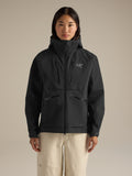 Emaris Relaxed Jacket Women's Black Front View