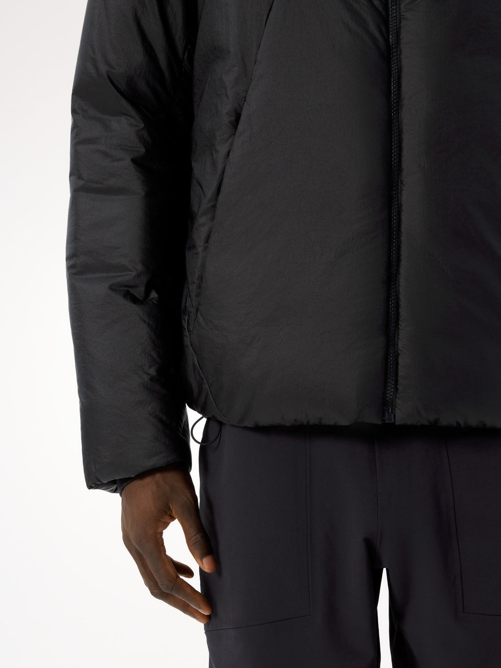 Conduit Down Jacket Black Detail 3