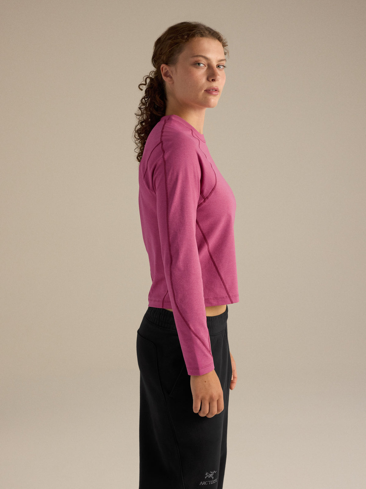 Rula T-Shirt LS Women's Lt Renegade / Renegade Side View