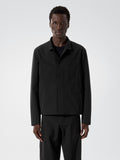 Voronoi Wool Jacket Black Front View
