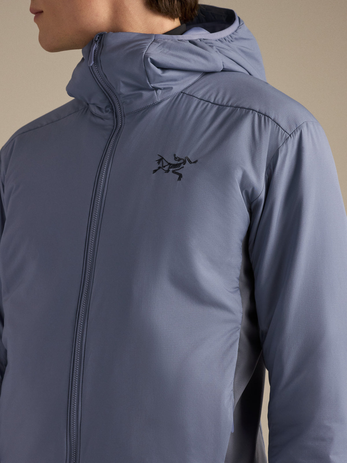 Atom Hoody Stratus Fabric Detail