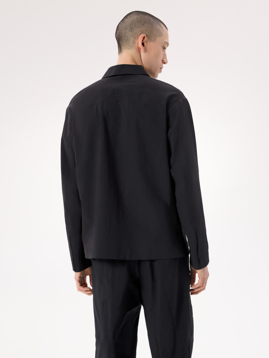 Cusec Shirt LS Black Back View