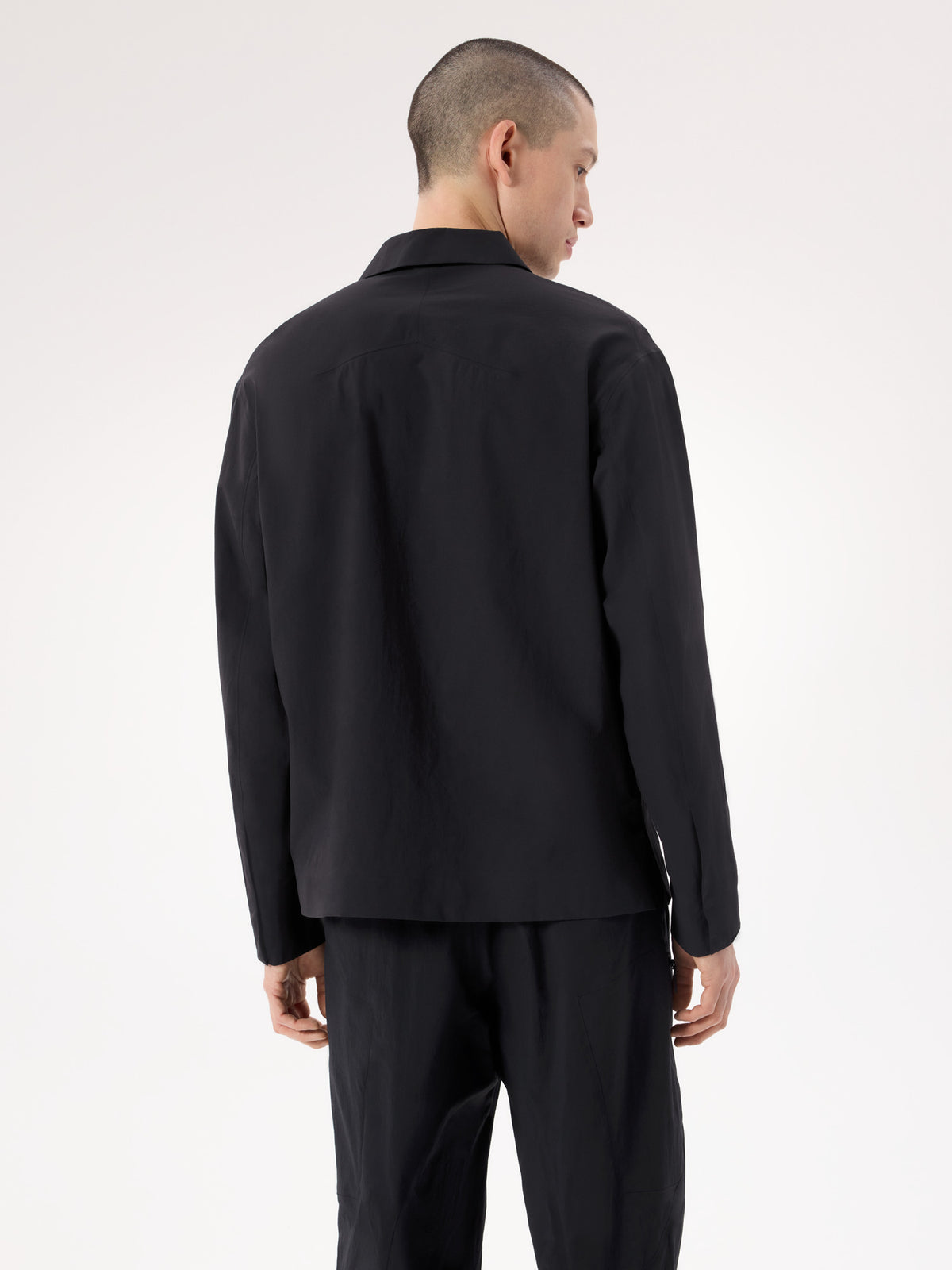 Cusec Shirt LS Black Back View