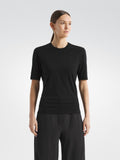 Frame Shirt SS Women's Black Front View