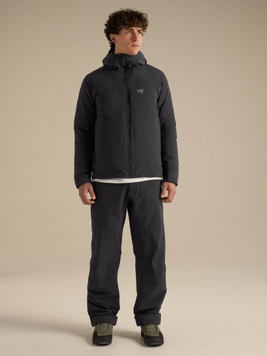 Epsilon Insulated Hoody Black Full Body