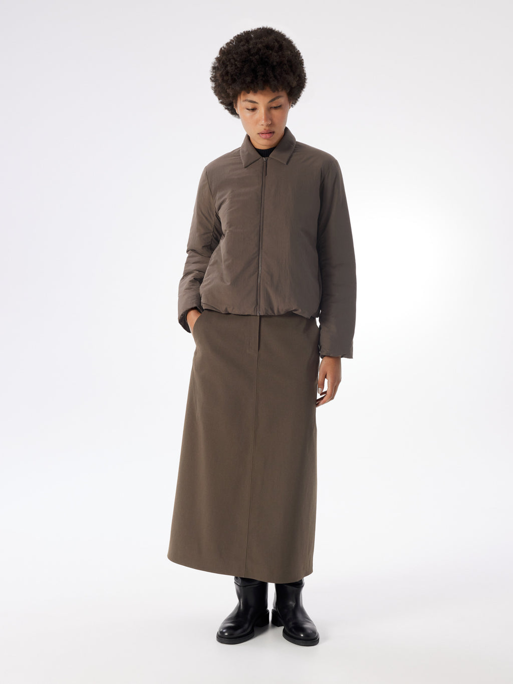 Corva Insulated Jacket Women's Sable Full Body