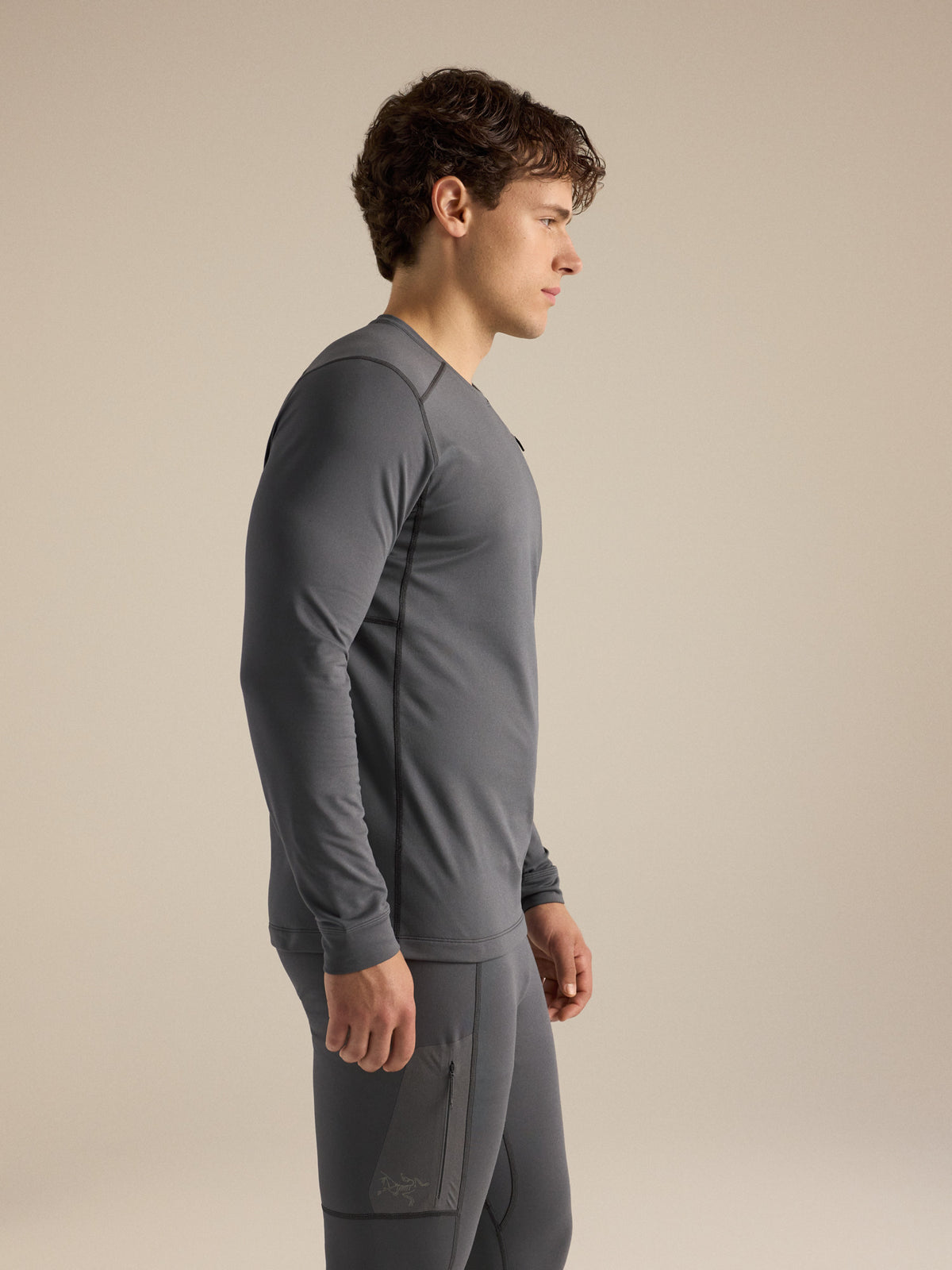 Rho LT Crew Neck Cloud Side View