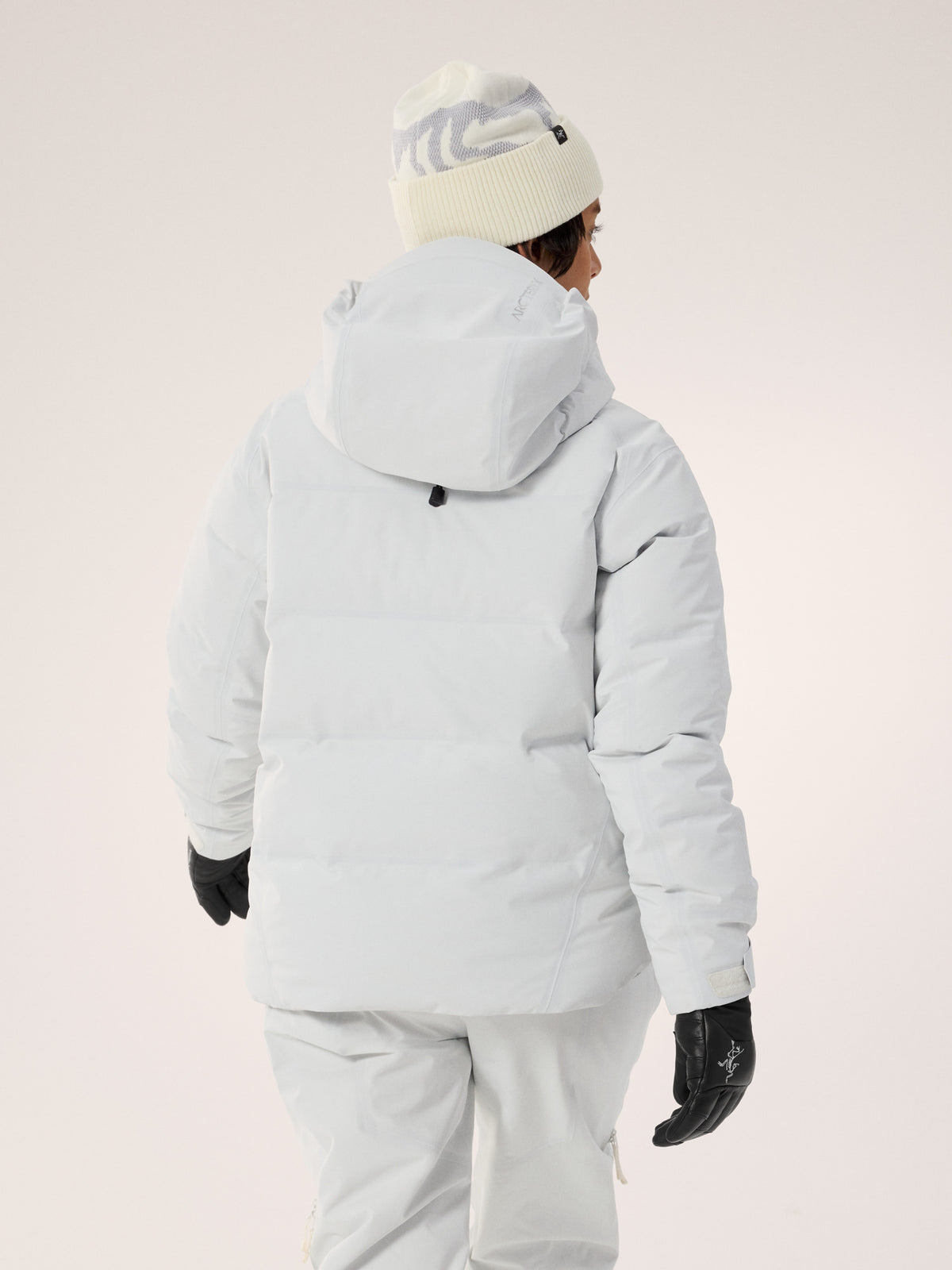 Andessa Down Jacket Women's Arctic Silk Back View