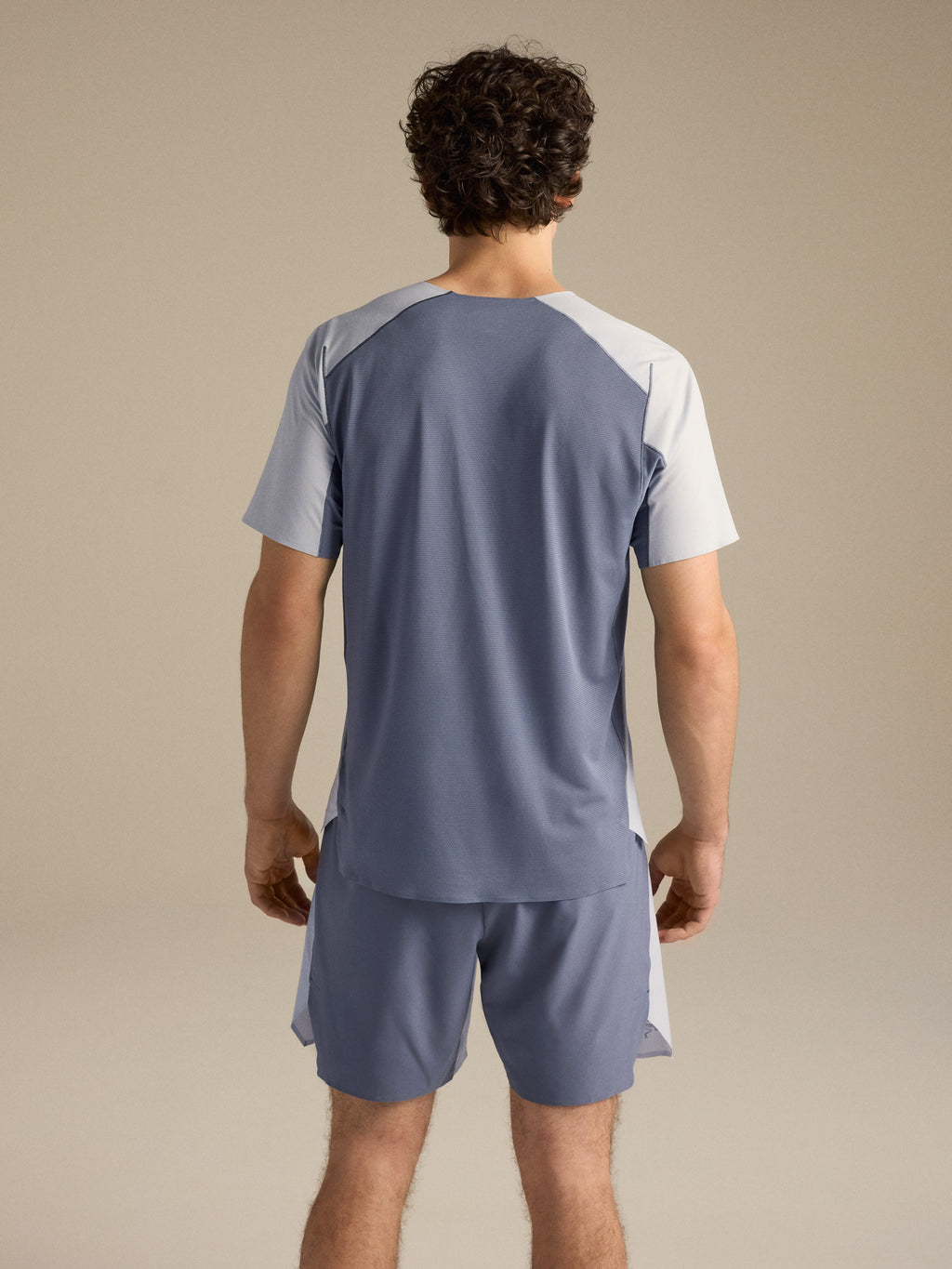 Norvan Downword Logo Shirt SS Solitude / Stratus Back View