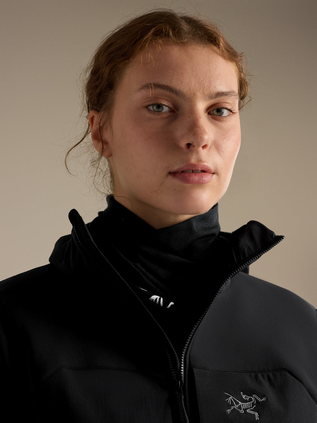 Satoro Merino Neck Gaiter Black / Arctic Silk Hover