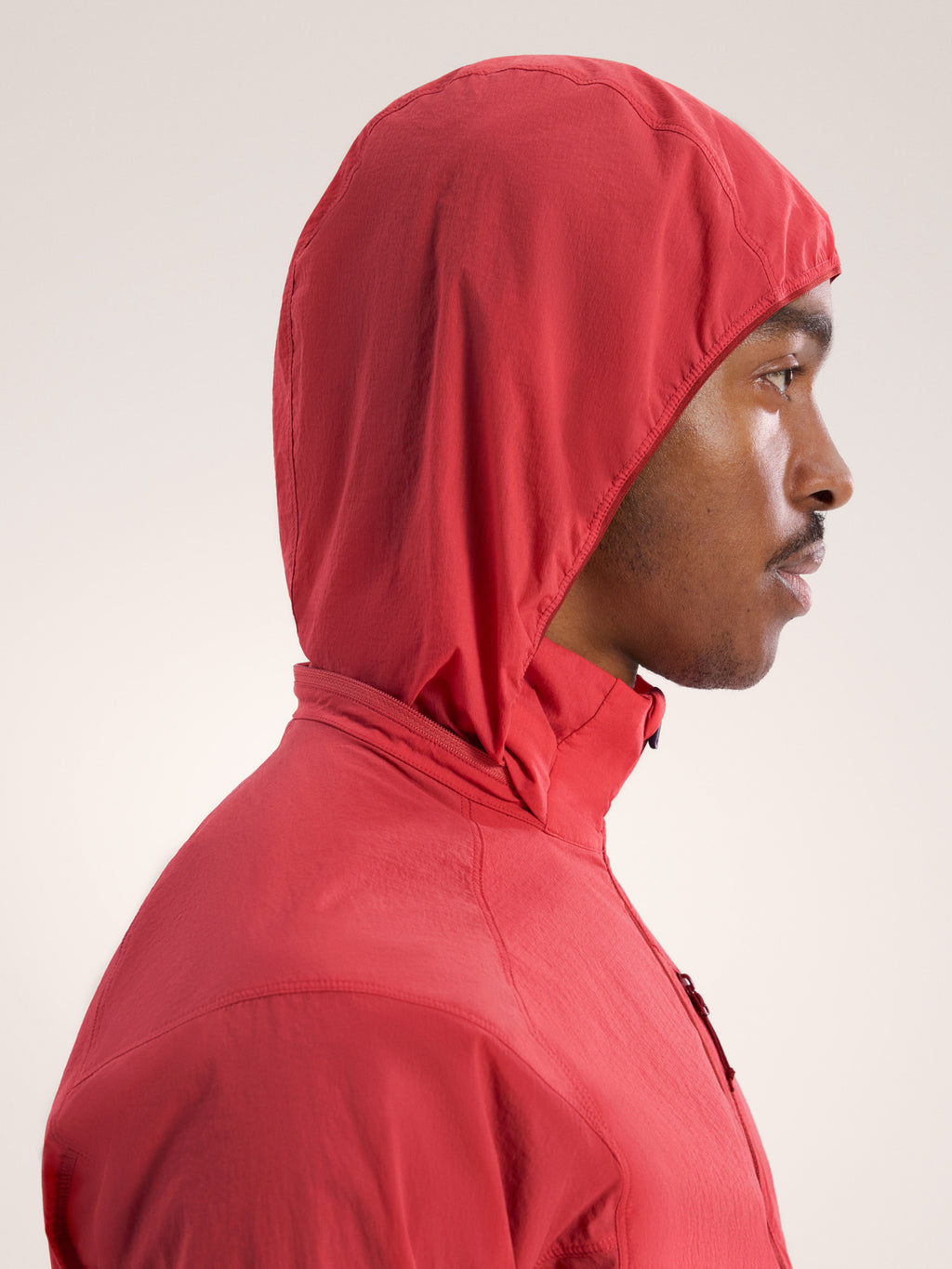 Ossa Stowhood Jacket Stone Red Hood