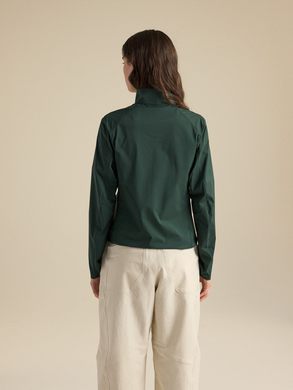Squamish Jacket Women's Dark Jade Back View