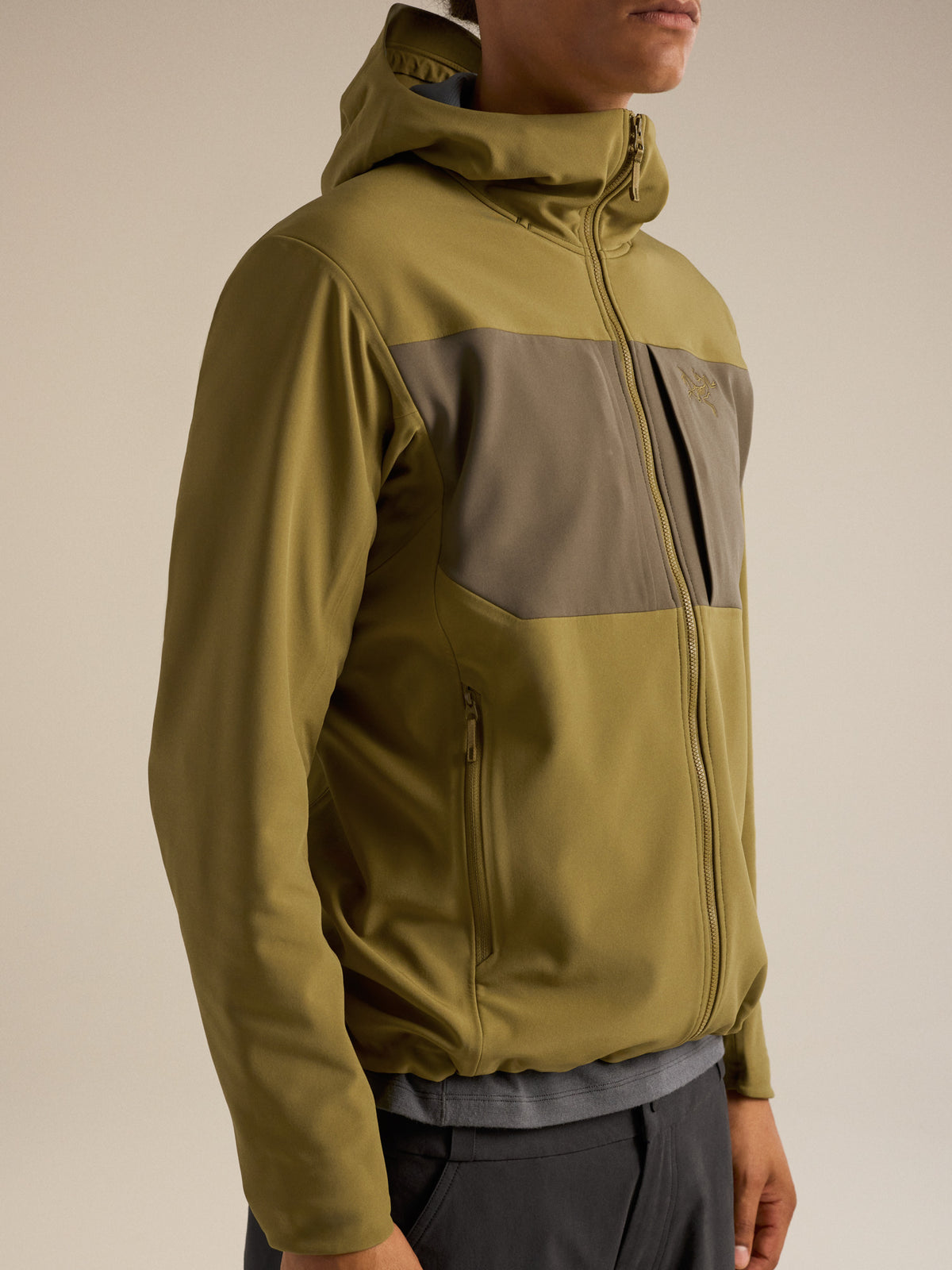 Gamma MX Hoody Bracken / Mongoose Fabric Detail