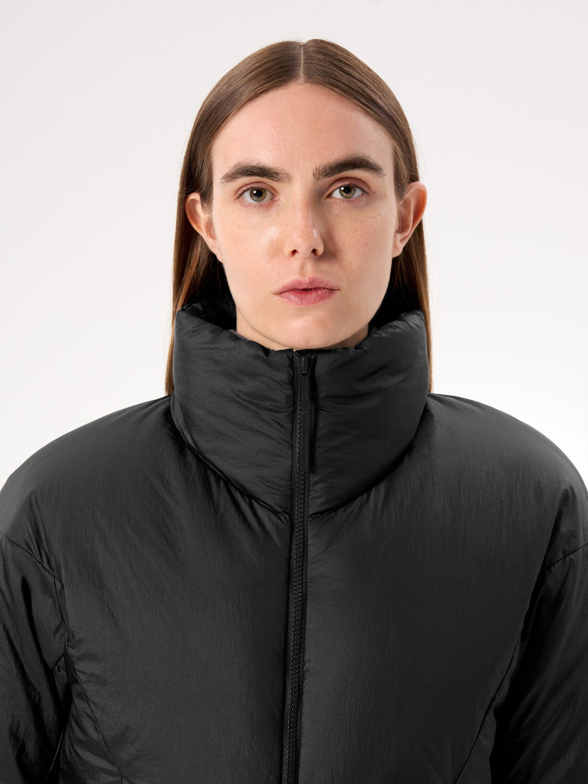 Conduit Down Jacket Women's Black Detail 1