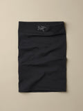 Rho Synthetic Neck Gaiter Long Black Front