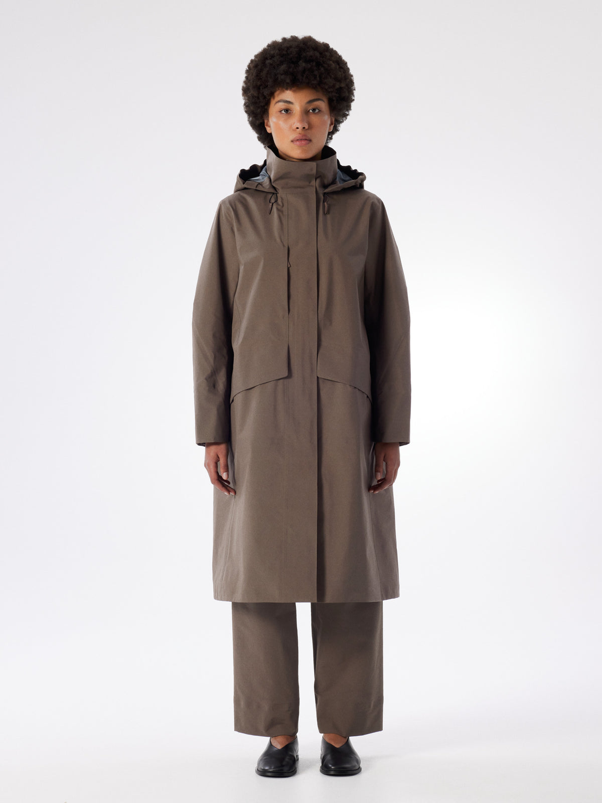 Ifora Coat Women's Sable Front View