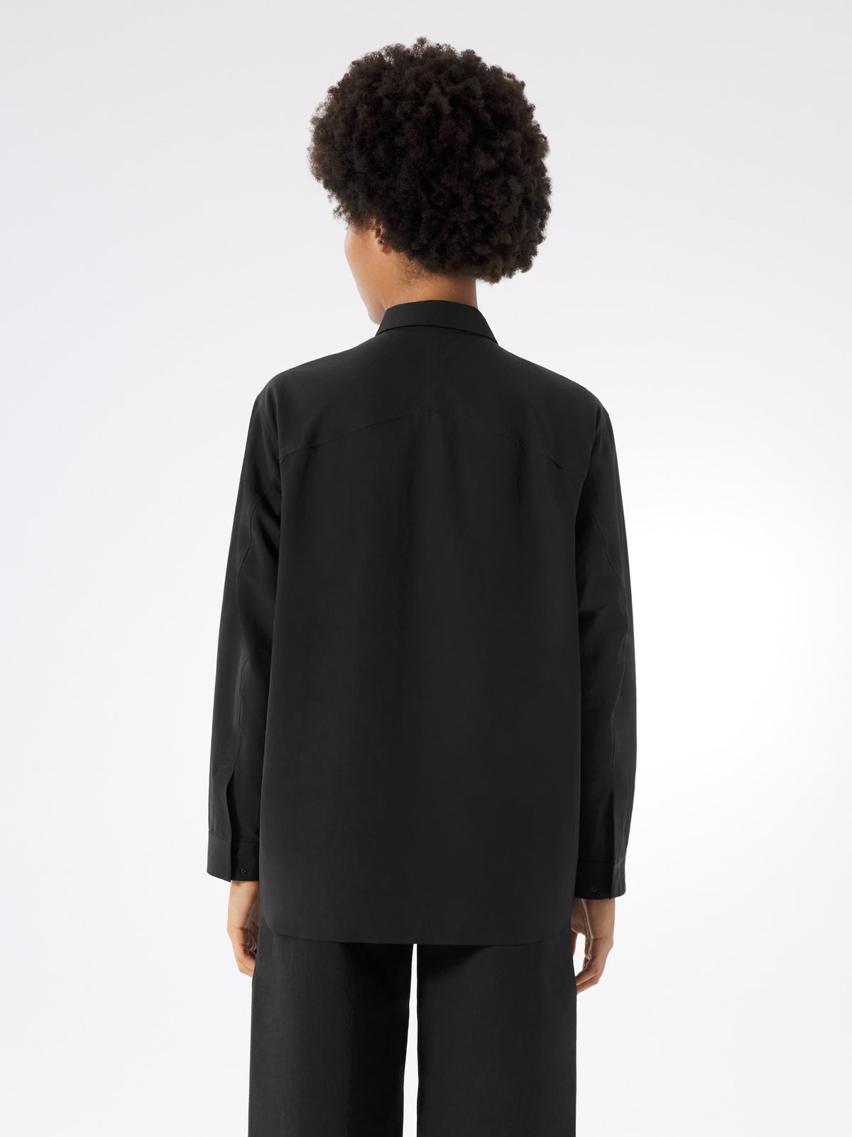 Pixa Shirt LS Women's Black Back View