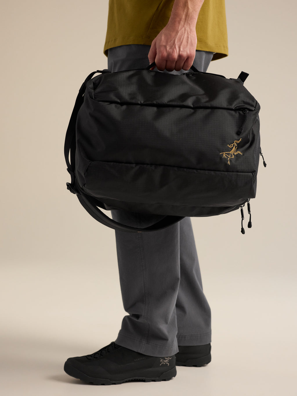 Index 40 Bouldering Bag 24K Black Detail 2