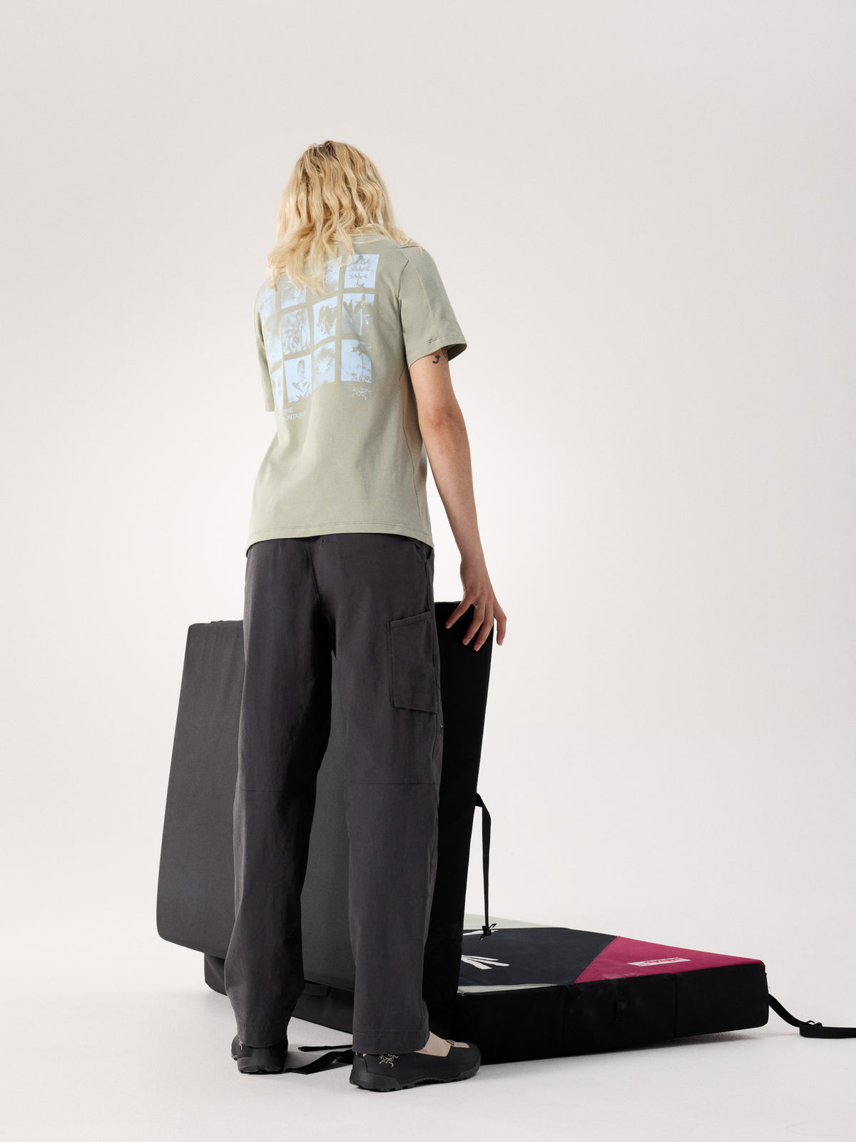 Kragg SL Cotton Superbloom Crew Shirt SS Women's Habitat Full Body
