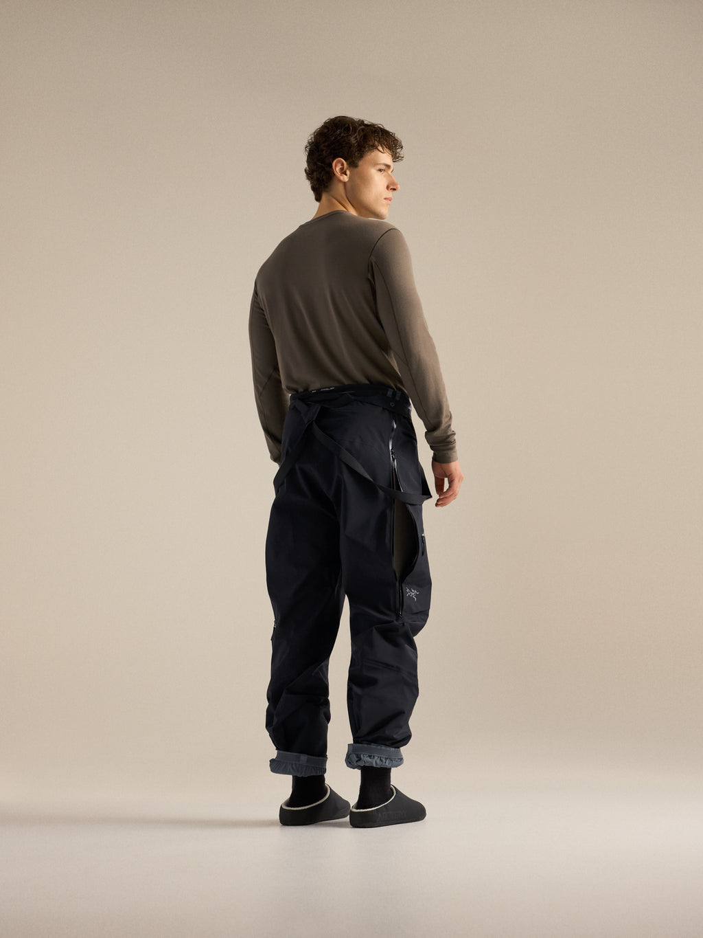 Satoro Merino Wool Crew Neck LS Mongoose Hover