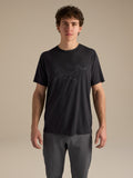 Cormac Logo Shirt SS Black Front View
