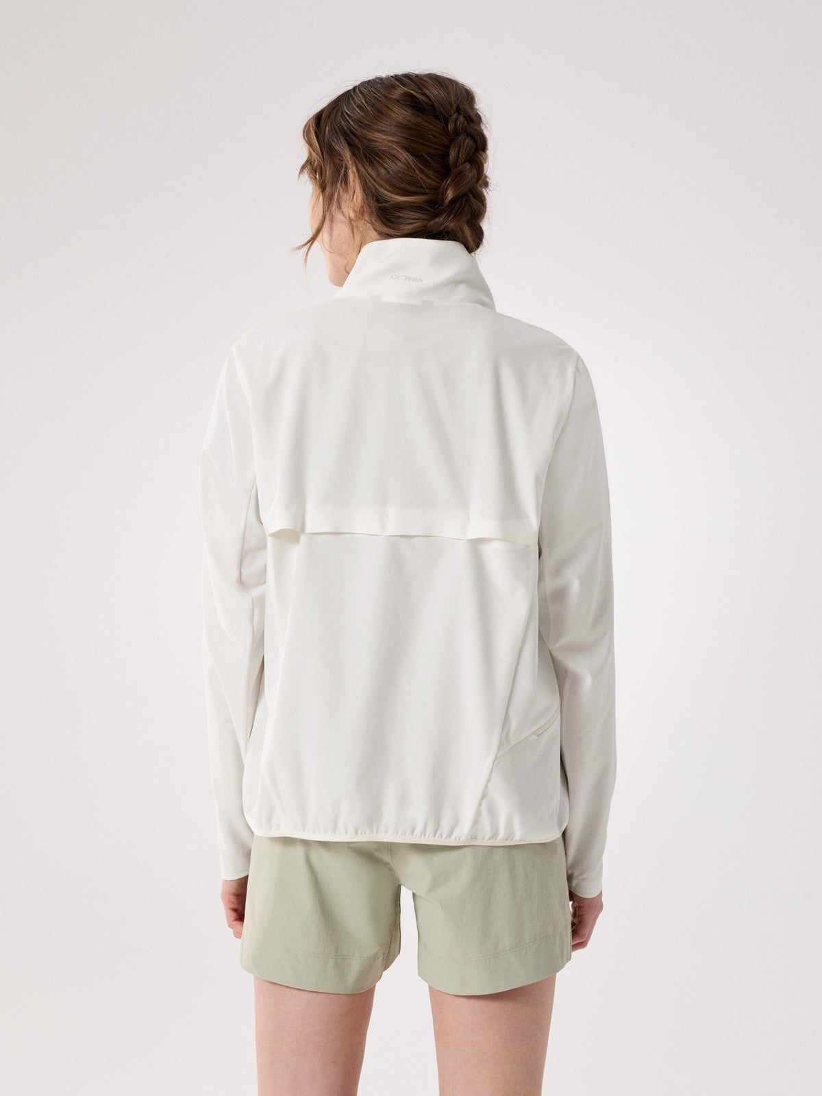 Sima Jacket Women's Arctic Silk Back View