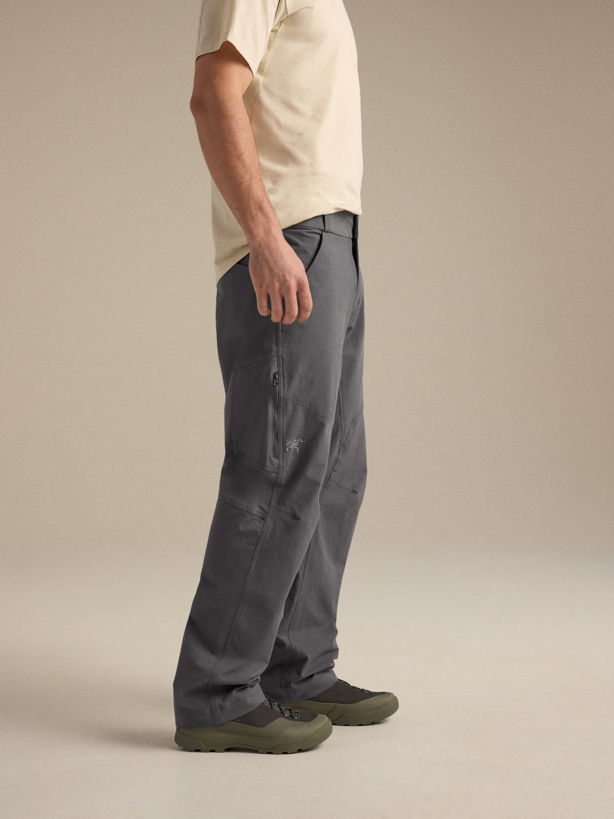 Cronin Cotton Pant Cloud Side View